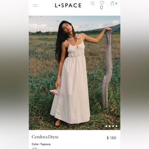 l*space Cordova Maxi Dress in Tapioca (Cream)